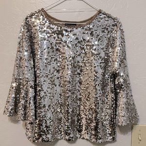 BOLD Elements Sequin Blouse